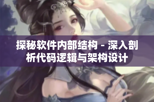 探秘软件内部结构 - 深入剖析代码逻辑与架构设计