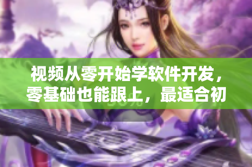视频从零开始学软件开发，零基础也能跟上，最适合初学者的网络课程