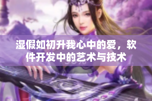 湿假如初升我心中的爱，软件开发中的艺术与技术