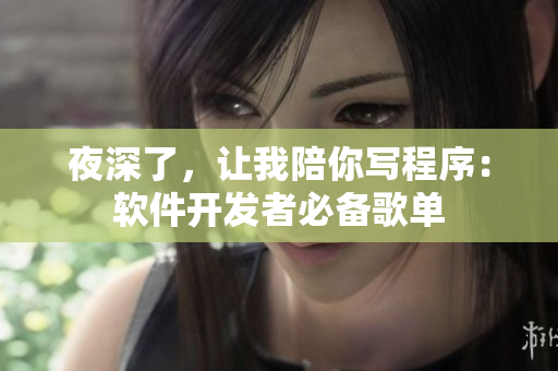 夜深了，让我陪你写程序：软件开发者必备歌单