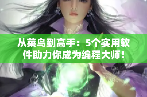 从菜鸟到高手：5个实用软件助力你成为编程大师！