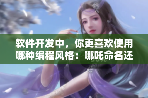软件开发中，你更喜欢使用哪种编程风格：哪吒命名还是小马哥风格？