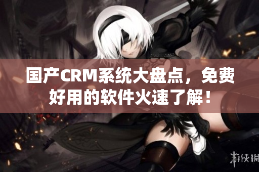 国产CRM系统大盘点，免费好用的软件火速了解！
