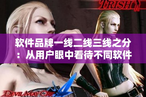 软件品牌一线二线三线之分：从用户眼中看待不同软件的认知差异