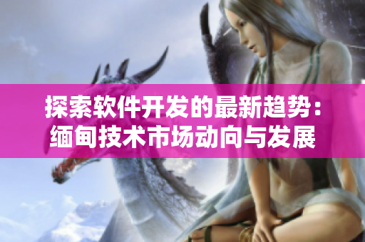 探索软件开发的最新趋势：缅甸技术市场动向与发展