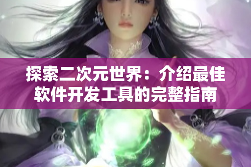 探索二次元世界：介绍最佳软件开发工具的完整指南