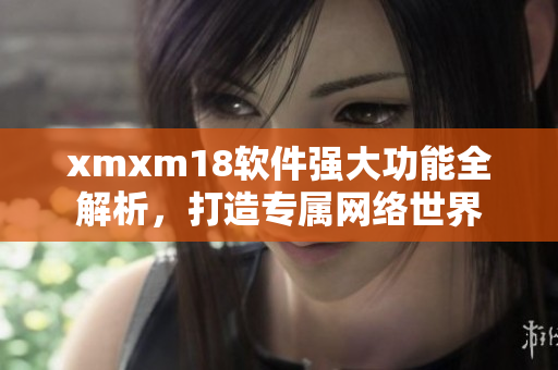 xmxm18软件强大功能全解析，打造专属网络世界