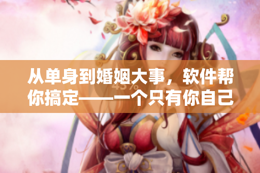 从单身到婚姻大事，软件帮你搞定——一个只有你自己看的软件解决方案