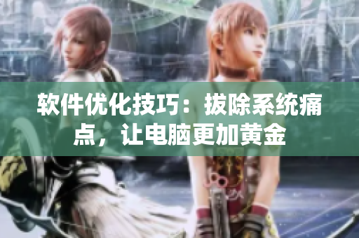 软件优化技巧：拔除系统痛点，让电脑更加黄金