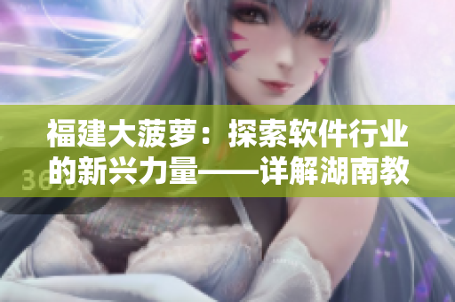 福建大菠萝：探索软件行业的新兴力量——详解湖南教育网导航