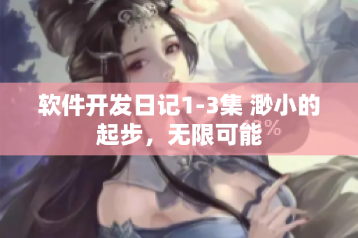 软件开发日记1-3集 渺小的起步，无限可能