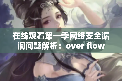 在线观看第一季网络安全漏洞问题解析：over flow