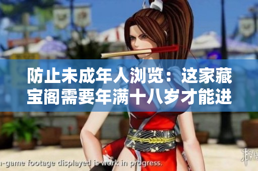 防止未成年人浏览：这家藏宝阁需要年满十八岁才能进入