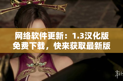 网络软件更新：1.3汉化版免费下载，快来获取最新版！