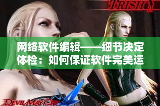 网络软件编辑——细节决定体检：如何保证软件完美运行