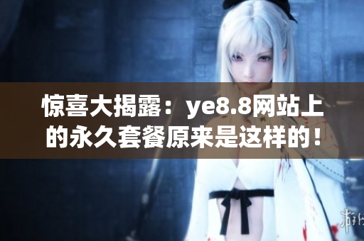 惊喜大揭露：ye8.8网站上的永久套餐原来是这样的！