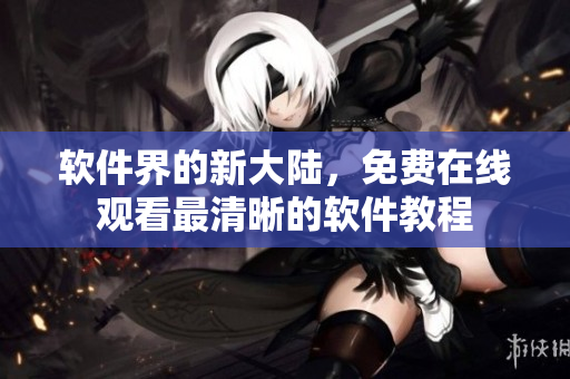软件界的新大陆，免费在线观看最清晰的软件教程