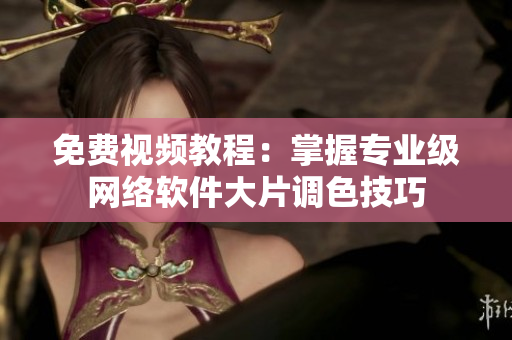 免费视频教程：掌握专业级网络软件大片调色技巧
