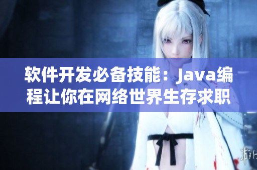 软件开发必备技能：Java编程让你在网络世界生存求职双倍月薪