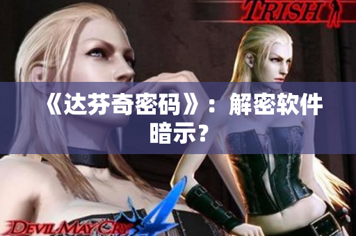 《达芬奇密码》：解密软件暗示？