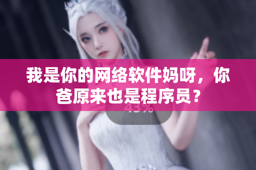 我是你的网络软件妈呀，你爸原来也是程序员？