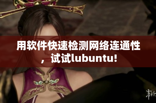 用软件快速检测网络连通性，试试lubuntu!