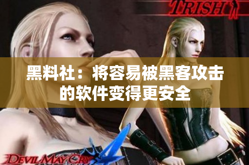 黑料社：将容易被黑客攻击的软件变得更安全