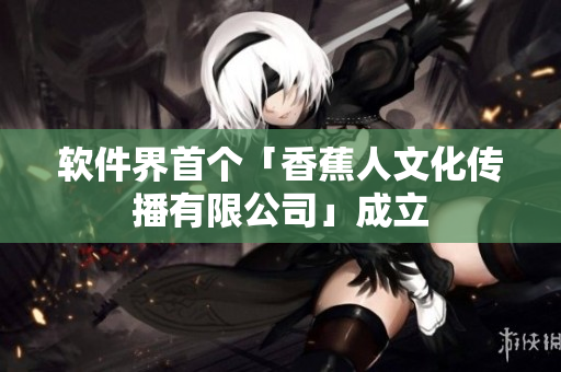 软件界首个「香蕉人文化传播有限公司」成立
