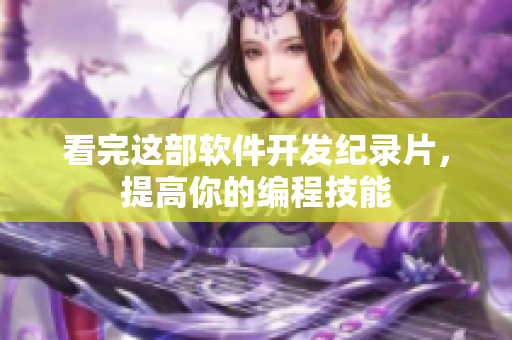看完这部软件开发纪录片，提高你的编程技能
