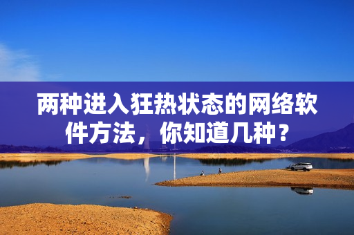 两种进入狂热状态的网络软件方法，你知道几种？