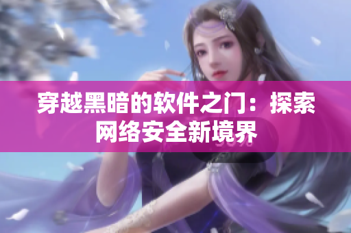 穿越黑暗的软件之门：探索网络安全新境界