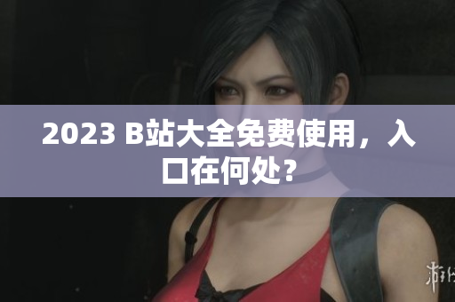 2023 B站大全免费使用，入口在何处？