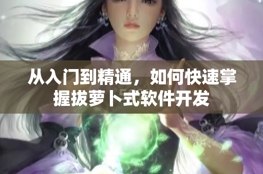 从入门到精通，如何快速掌握拔萝卜式软件开发