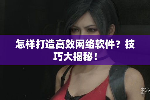 怎样打造高效网络软件？技巧大揭秘！