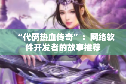 “代码热血传奇”：网络软件开发者的故事推荐