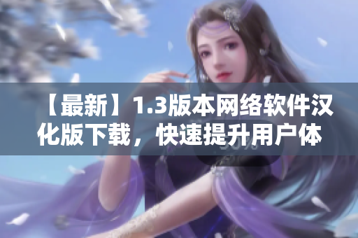 【最新】1.3版本网络软件汉化版下载，快速提升用户体验！