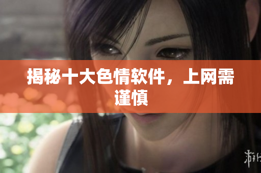 揭秘十大色情软件，上网需谨慎