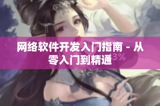 网络软件开发入门指南 - 从零入门到精通