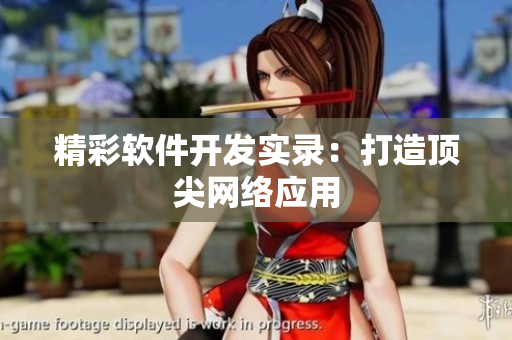 精彩软件开发实录：打造顶尖网络应用
