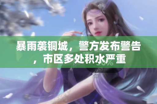 暴雨袭铜城，警方发布警告，市区多处积水严重