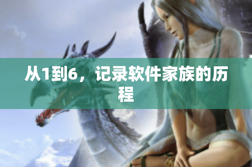 从1到6，记录软件家族的历程