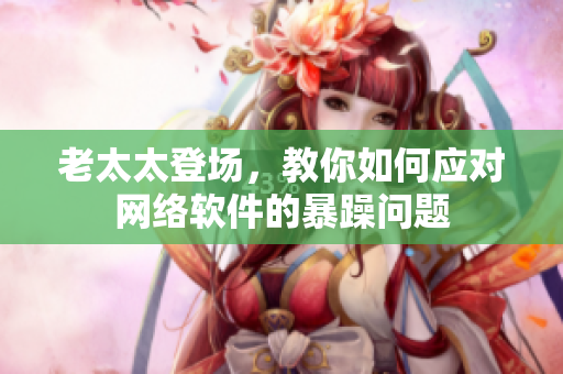 老太太登场，教你如何应对网络软件的暴躁问题