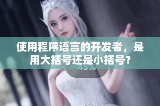 使用程序语言的开发者，是用大括号还是小括号？