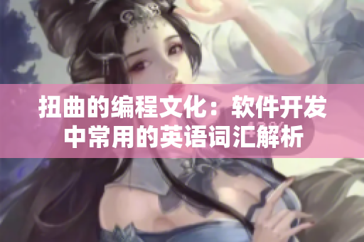 扭曲的编程文化：软件开发中常用的英语词汇解析