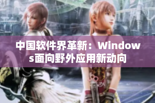 中国软件界革新：Windows面向野外应用新动向