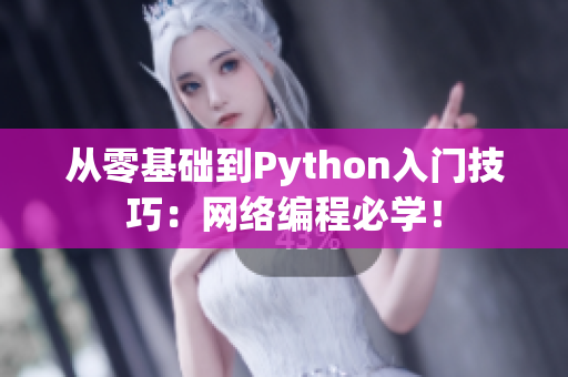从零基础到Python入门技巧：网络编程必学！