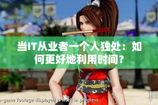 当IT从业者一个人独处：如何更好地利用时间？