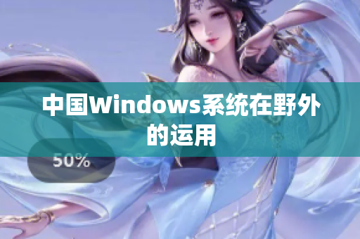 中国Windows系统在野外的运用