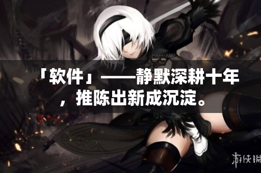 「软件」——静默深耕十年，推陈出新成沉淀。
