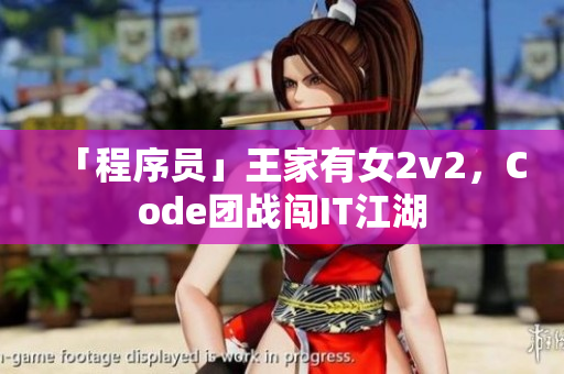 「程序员」王家有女2v2，Code团战闯IT江湖